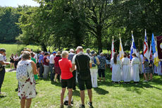 Festgottesdienst zum 1.000 Todestag des Heiligen Heimerads auf dem Hasunger Berg (Foto: Karl-Franz Thiede)